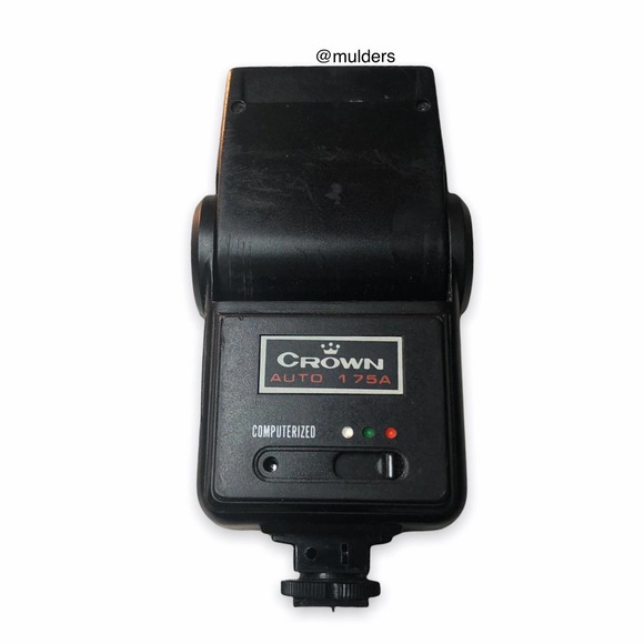 Vintage Crown 175A Automatic Bounce Flash Photography Speedlight - Picture 1 of 10
